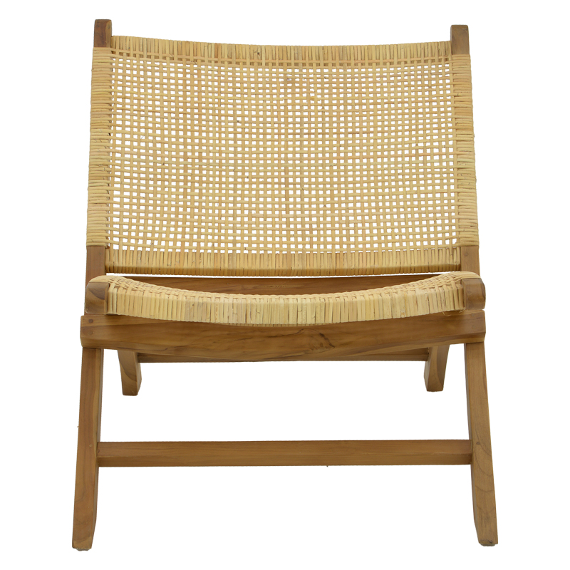 Fotel Jerenze pakoworld dru tik natyral-rattan natyral 65x78x68cm