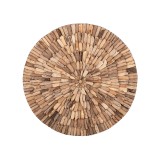 Dekor muri Wargrene pakoworld dru i lëmuar natyral D60x6cm