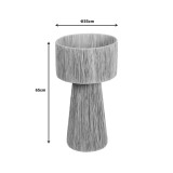 Llambë tavoline Chenz Inart sisal në nuancë natyrale D35x65cm