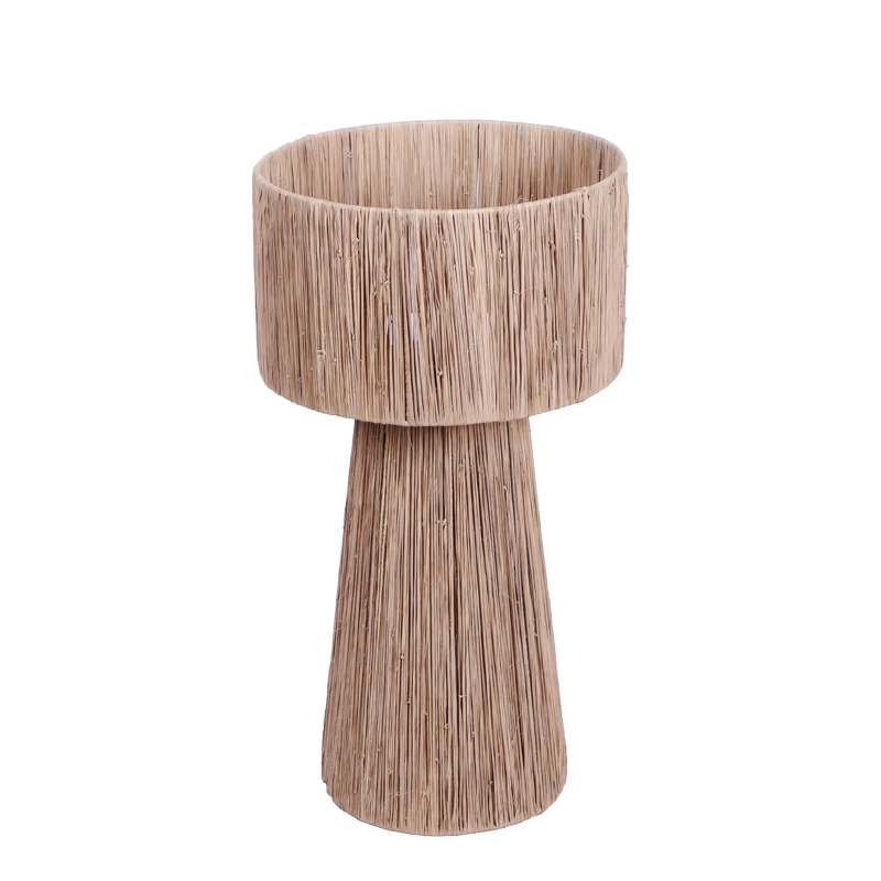 Llambë tavoline Chenz Inart sisal në nuancë natyrale D35x65cm