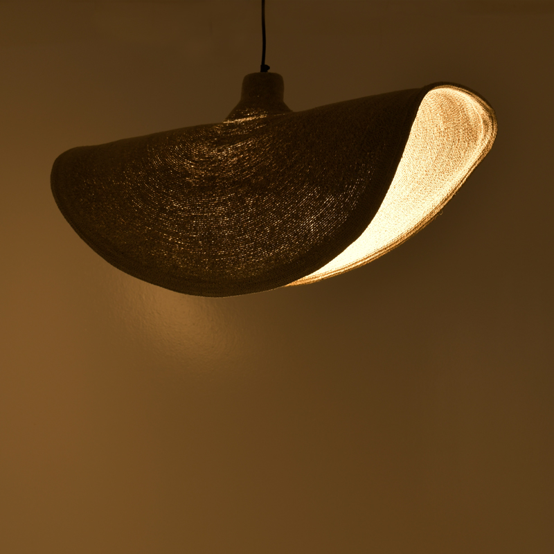 Llamba tavani Acfen Inart mat në nuancë natyrale D72x6cm