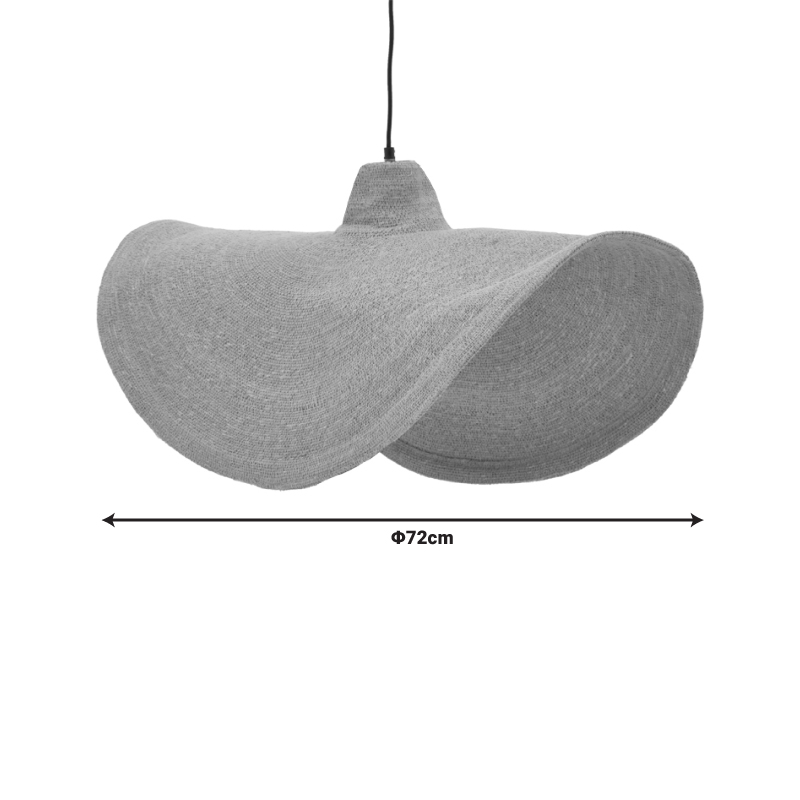 Llamba tavani Acfen Inart mat në nuancë natyrale D72x6cm