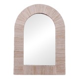 Pasqyrë Koin Inart dru bananeje në nuancë natyrale 78x78x8cm