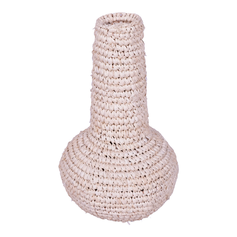 Vazo sisal Sannery Inart në nuancë natyrale D18x30cm