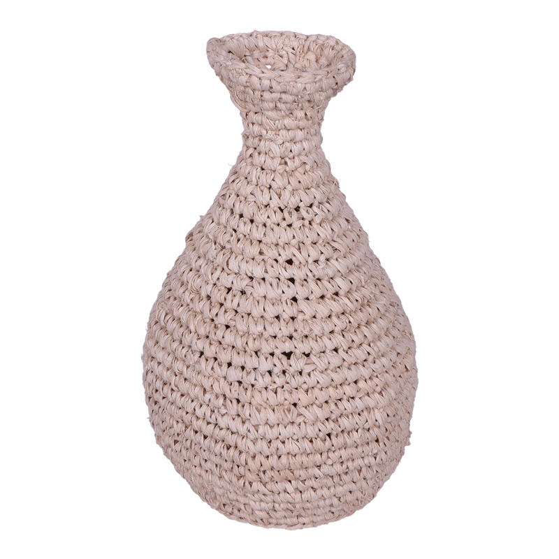 Vazo Sannery I Inart sisal në nuancë natyrale D20x32cm