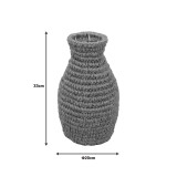 Vazo sisal Agelen I Inart në nuancë natyrale D20x33cm
