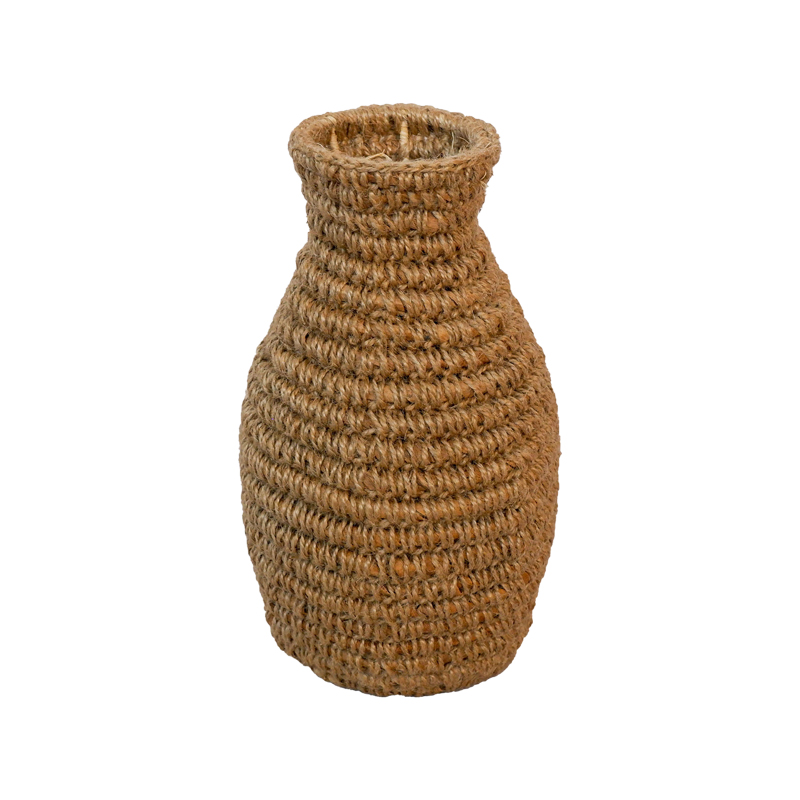 Vazo sisal Agelen I Inart në nuancë natyrale D20x33cm