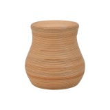 Stol Bulaten Inart rattan në nuancë natyrale D45x45cm