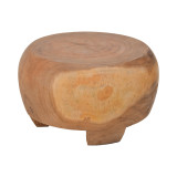 Tavolinë kafeje Terra pakoworld dru suar në ngjyrë natyrale D60x36cm