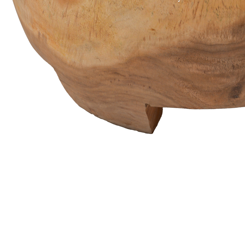 Tavolinë kafeje Terra pakoworld dru suar në ngjyrë natyrale D60x36cm