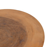 Tavolinë kafeje Nepal pakoworld dru suar në ngjyrë natyrale D80x45cm