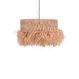 Llamba tavani Annhele Inart sisal në ngjyrë natyrale D50x35cm