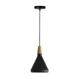 Llambë tavani Jedren pakoworld metal i zi D18x27cm
