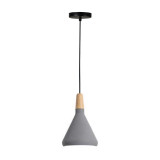 Llambë tavani Jedren pakoworld metal gri D18x27cm