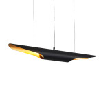 Llamba tavani Gikline pakoworld metal i zi-ari D60x6cm
