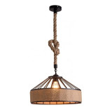 Llambë tavani Pormode pakoworld metal i zi-litar natyral D30x15cm