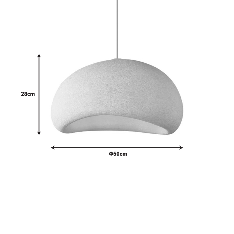 Llamba tavani Led Zulcere I pakoworld ps e bardhë 50x28cm