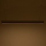 Ndriçues tavani LED Rafmole pakoworld metal i bardhë-dru 120x7.5cm