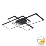Llamba tavani Luxane pakoworld LED metal i zi 105x60x7cm