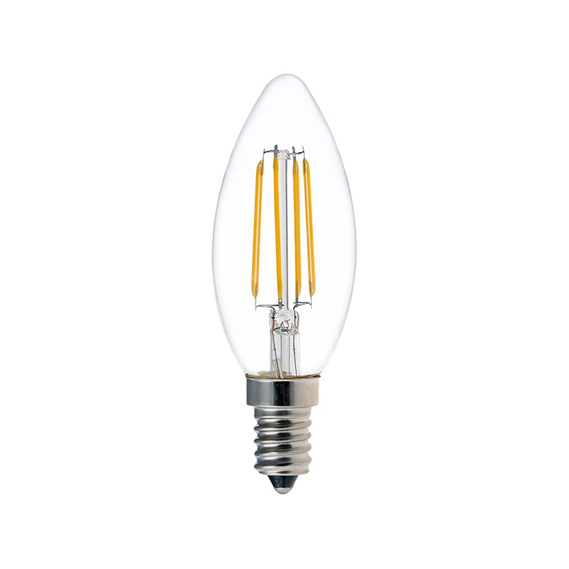Llambë LED C35 Bulb pakoworld 4W 3000K E14 e qartë