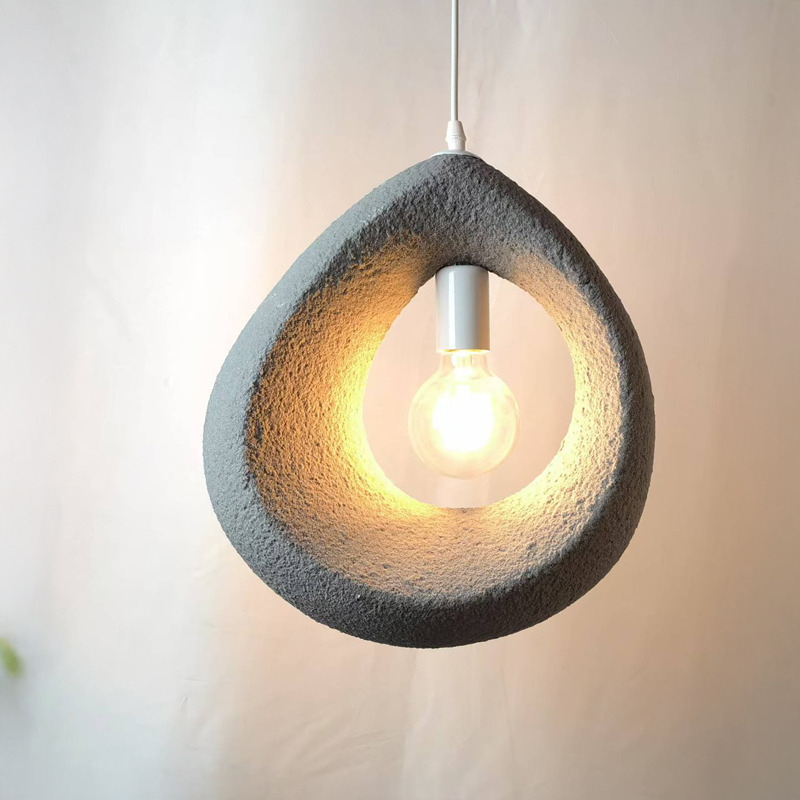 Llambë tavani Led Ferclyn pakoworld E27 gri e lehtë ps 32x24x35cm