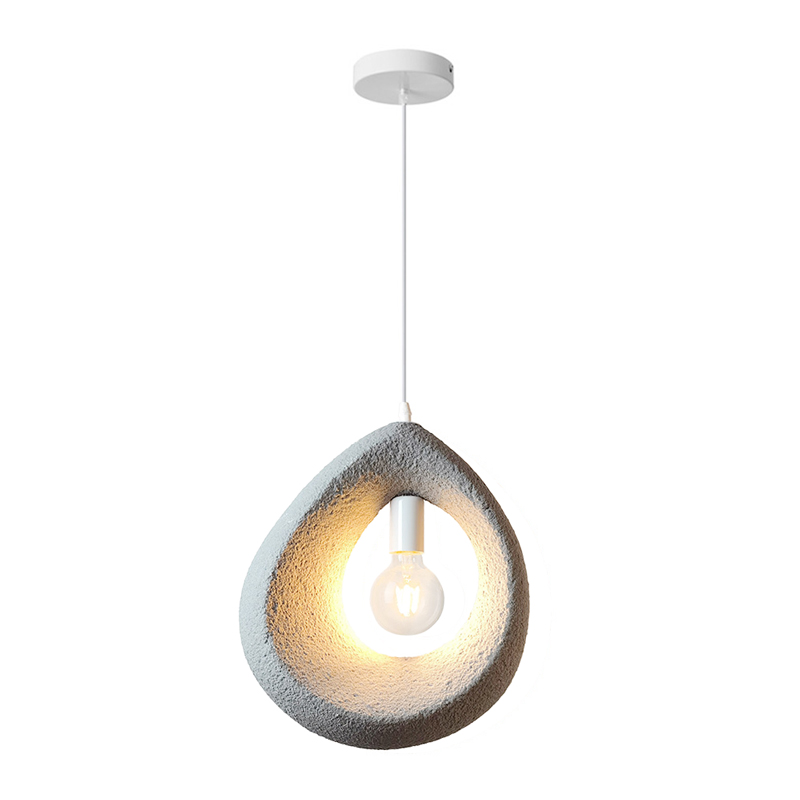 Llambë tavani Led Ferclyn pakoworld E27 gri e lehtë ps 32x24x35cm