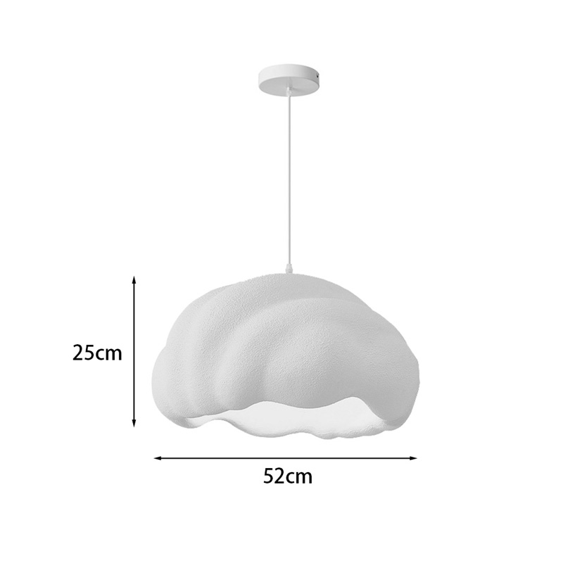 Llambë tavani led Vomber pakoworld E27 ps e bardhë D52x28cm