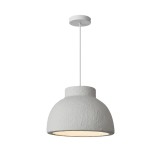 Llambë tavani led Jenila pakoworld E27 ps e bardhë D30x20cm
