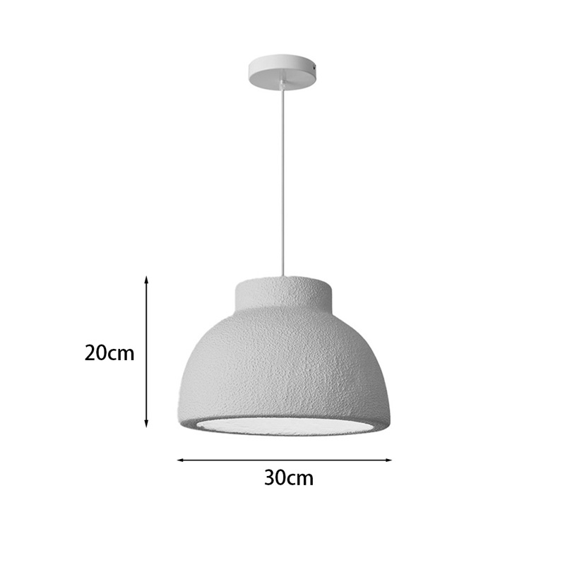 Llambë tavani led Jenila pakoworld E27 ps e bardhë D30x20cm