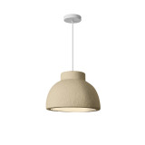 Llambë tavani led Jenila pakoworld E27 ps bezhë D30x20cm