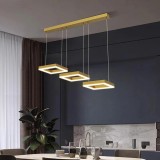Llambë tavani me 3 drita Benor pakoworld led metalike ari 70x20x15cm