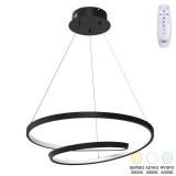 Llamba tavani Rexon pakoworld led metal i zi D49x12cm