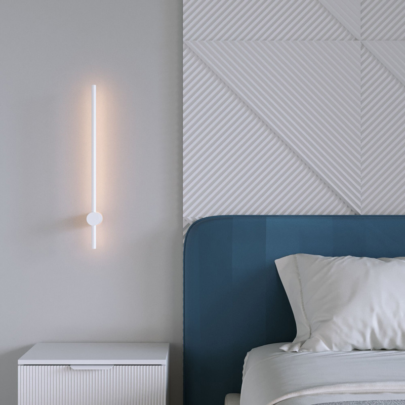 Ndriçues muri led Eftenbo pakoworld në ngjyrë të bardhë D8x80cm
