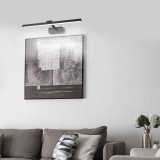Llambë muri Debiwen pakoworld led metal në ngjyrë të zezë 60x10x6cm