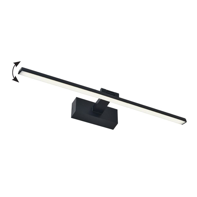 Llambë muri Debiwen pakoworld led metal në ngjyrë të zezë 60x10x6cm