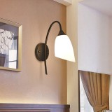 Ndriçues muri Berak pakoworld led metal në ngjyrë të zezë-bardhë 10x10x17cm