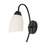 Ndriçues muri Berak pakoworld led metal në ngjyrë të zezë-bardhë 10x10x17cm