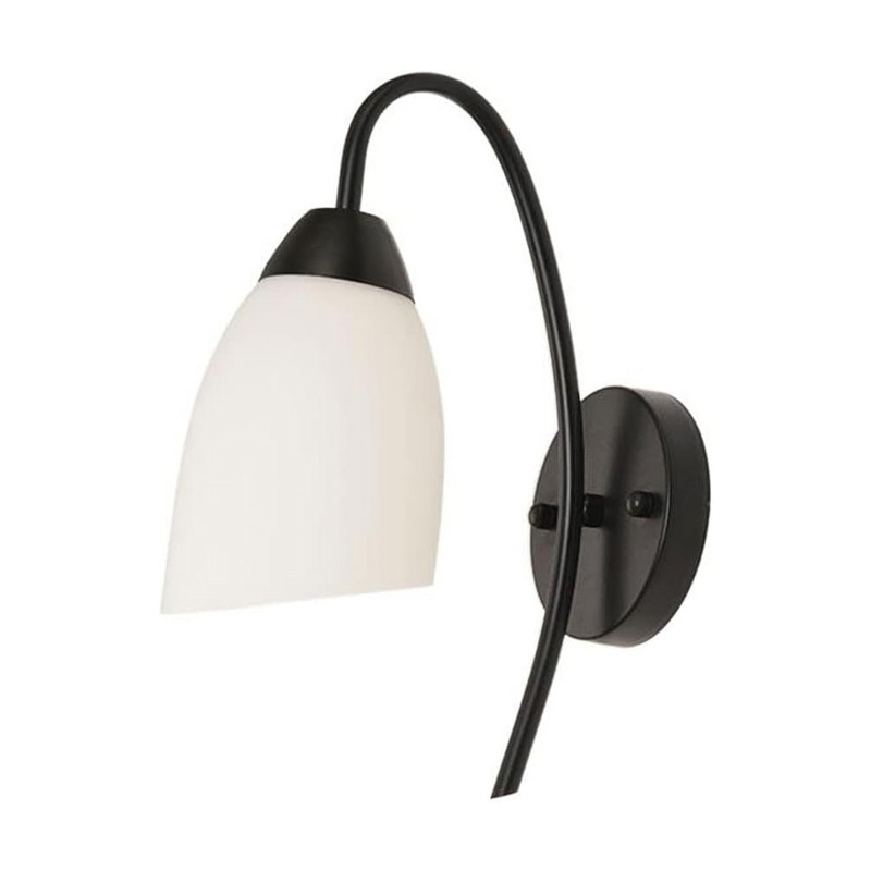 Ndriçues muri Berak pakoworld led metal në ngjyrë të zezë-bardhë 10x10x17cm