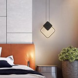 Ndriçues tavani Teebo pakoworld Led metalik në nuancë të zezë 23.5x20x29.5cm