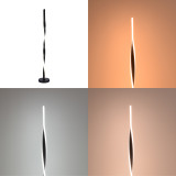 Ndriçues dyshemeje Jounko pakoworld led metal ngjyrë e zezë D20x130cm