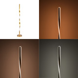 Ndriçues dyshemeje Jounko pakoworld led metal ngjyrë ari D20x130cm