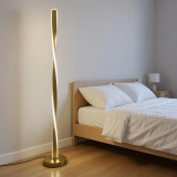 Ndriçues dyshemeje Jounko pakoworld led metal ngjyrë ari D20x130cm