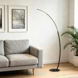 Ndriçues dyshemeje Archer pakoworld led metal ngjyrë e zezë 70x28x165cm