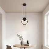 Llamba tavani Ganden pakoworld led metal në ngjyrë të zezë D26.5x20cm