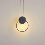 Llamba tavani Ganden pakoworld led metal në ngjyrë të zezë D26.5x20cm