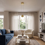 Ndriçues tavani Ganden pakoworld led metal ngjyrë ari D26.5x20cm