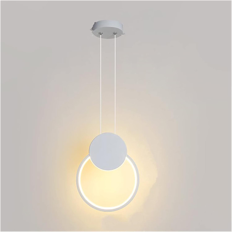 Llamba tavani Ganden pakoworld led metal në ngjyrë të bardhë D26.5x20cm