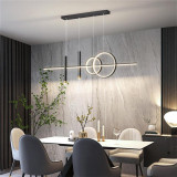 Llamba tavani Neron pakoworld led metal i zi 100x25x26cm