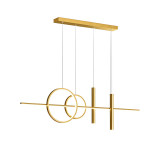 Llamba tavani Neron pakoworld led metal ari 100x25x26cm