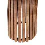 Set ngrënieje Granny-Kenda I pakoworld 5 copë në nuancë natyrale-bezhë Φ120x75cm
